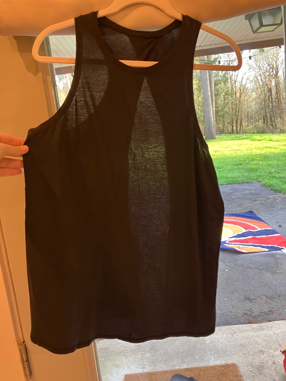 lululemon athletica Black Sleeveless Workout Tank